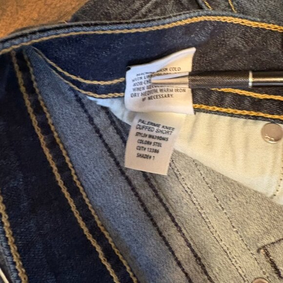 Hudson Palerme Knee Cuffed Jean Shorts, Stella 30 - Picture 8 of 8